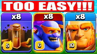 THE EASIEST ATTACK in Clash of Clans ! NEW TH 14 Attack Strategy with Super Bowlers !