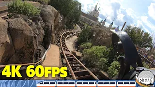 Seven Dwarfs Mine Train - 4K 60fps POV - Full Ride - Steady Cam | Walt Disney World