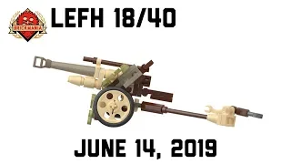 LeFH 18/40 - 10.5cm Light Howitzer - Custom Military Lego