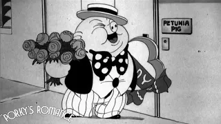 Porky's Romance 1937 Looney Tunes Porky and Petunia Pig Cartoon Short Film