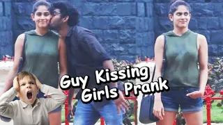 kissing prank in india roasting | guy kising girls prank