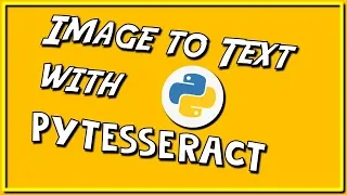 Image to Text with Python - pytesseract 💥 👍 2022