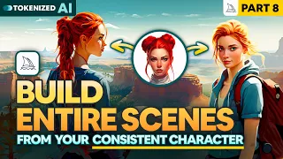 BUILD SCENES with Consistent Characters in Midjourney