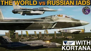 Could F-35, F-22, F-16 Or Warbirds Penetrate Modern Russian IADS SAM Network? (WarGames 30) | DCS