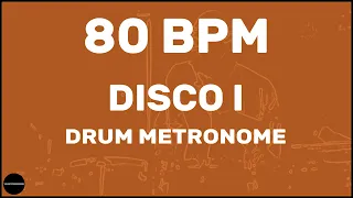 Disco | Drum Metronome Loop | 80 BPM