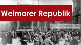 Weimarer Republik Zusammenfassung