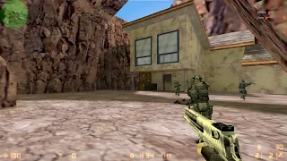 Counter Strike 1.6 cs militia map gameplay