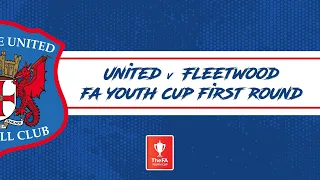 United v Fleetwood - FA Youth Cup first round