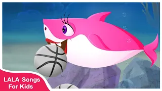 Baby Shark Song | Baby Shark Play Basketball | Rhymes Songs For Kids