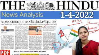 1 April 2022 | The Hindu Newspaper Analysis in English | #upsc #IAS