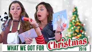 WHAT I GOT FOR CHRISTMAS 2016  | Brooklyn and Bailey