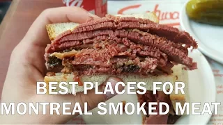 The Best Montreal Smoked Meat? | Review of Schwartz's, Main Deli & Rubens