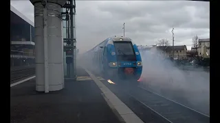 Départ en retraite en gare de Roanne