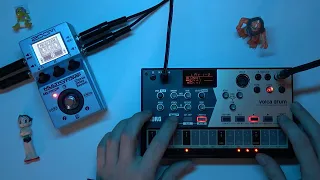 Miles Jam #8 | Korg Volca Drum + Zoom MS-70CDR  | Spooky Ambient Experimental