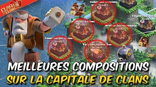 Les meilleures compositions d'attaque sur la Capitale de Clans ! (Clash of Clans Fr)