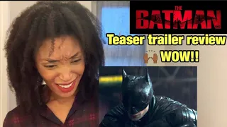 THE BATMAN | TEASER TRAILER - REACTION & REVIEW! (DC FanDome)