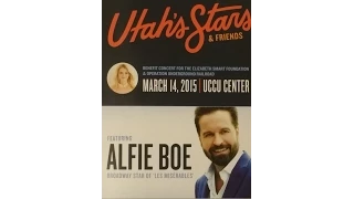 Alfie Boe Singing at the UCCU Center, Orem Utah. 03/14/2015 (Part 2)