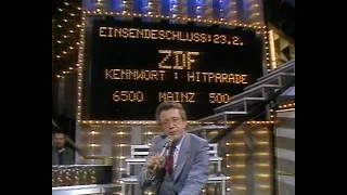 ZDF 9.2.1981 - Hitparade Fragment mit Dieter Thomas Heck