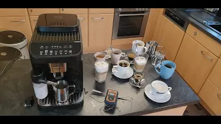 De'Longhi Magnifica Evo ECAM 292.81.B Kaffeevollautomat LatteCrema Milchsystem 7 Direktwahltasten