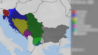 South Slavic Countries Battle Royale | Country vs Country Alternate War 2023