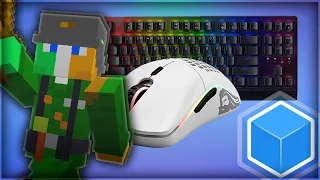 Keyboard + Mouse Sounds ASMR | Cubecraft Skywars (720FPS + Shaders)