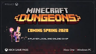 Minecraft Dungeons gameplay trailer - Minecraft Dungeons reveal E3 2019