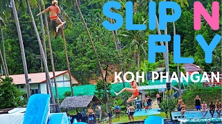 Slip N Fly - Giant Water Slide in  Koh Phangan Thailand - GoPro Hero 4