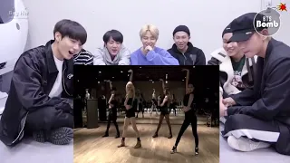 BTS  reaction    BLACKPINK  Choreography  DANCE  PRACTICE