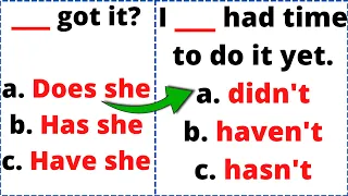 English Grammar Quiz: 30 Questions Level Test | Verbs & Tenses | English MasterClass