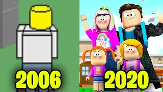 Evolution of Roblox 2006-2020