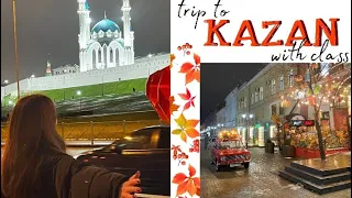 Влог|| поездка в Казань с классом🍁🧡||мини путешествие || trip to another city || vlog