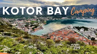 První kempování v Černé Hoře s karavanem 🇲🇪 | Užasný záliv Kotor Bay | Montenegro