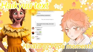 Haikyuu text || Hinata as pepa Madrigal || encanto