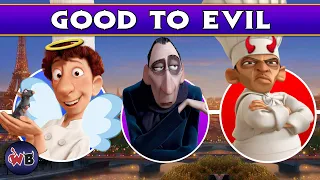 Ratatouille Characters: Good to Evil 🐭