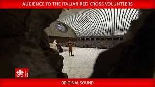 April 6 2024, Audience to the Italian Red Cross Volunteers, Pope Francis