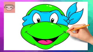 How To Draw Teenage Mutant Ninja Turtle | Cute Easy Step By Step Drawing Tutorial