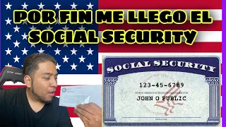 A LOS CUANTOS DIAS TE LLEGA EL SOCIAL SECURITY🇺🇸🇺🇸