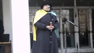 МИТИНГ В ПАМЯТЬ ПОГИБШИМ НА МАЙДАНЕ, Г. КАРЛОВКА ПОЛТАВСКАЯ ОБЛ. 23-02-2014 ГОДА.