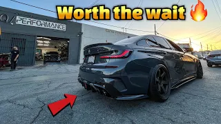 Valvetronic Exhaust & CMST Rear Diffuser Install | Sounds Amazing!