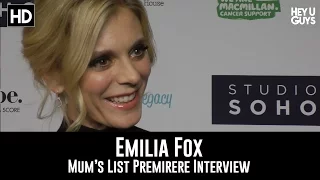 Emilia Fox Mum's List Premiere Interview