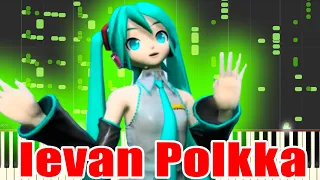 Hatsune Miku - Ievan Polkka but it's MIDI (Auditory Illusion) |  Ievan Polkka Piano sound