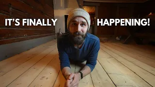 Completely Transforming our Log Cabin in Northern Sweden