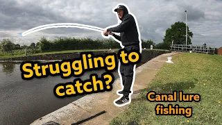 Canal lure fishing - Watch this if you are struggling part 1