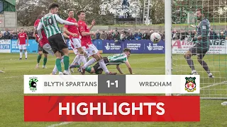 Blyth equaliser stuns Wrexham | Blyth Spartans 1-1 Wrexham | Emirates FA Cup 2022-23
