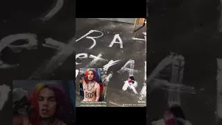 6ix9ine video location gets vandalized by Brooklyn goons #6ix9ine