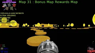 Doom 2 Crate Expectations Map 31 : Bonus Map Rewards Map ( Ultra Violence 100% )