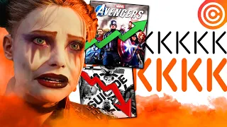 Suicide Squad tem MENOS gamers que o FECHADO Marvel's Avengers K K K K K K K K K K