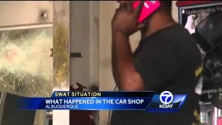 SWAT standoff: What happened in the car shop