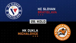 28.kolo HC Slovan Bratislava - Dukla Michalovce HIGHLIGHTS