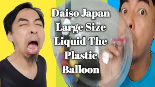 Daiso Japan Large Size Liquid The Plastic Balloon How to Make a Plastic Balloon or Magic Balloon?